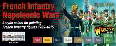 Vallejo Paint Set Napoleonic French