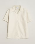 Colorful Standard Cotton/Linen Short Sleeve Shirt Ivory White