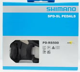 Shimano PD-RS500 SPD-SL Road Bike Pedals Set w/ SM-SH11 Black Upgraded from R540