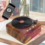 Mini Retro Vinyl Record Player Speaker Wireless High Definition UK AUS