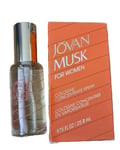 Jovan Musk for Women concentrated cologne spray - vintage 25.8ml bnib NOs 23.99p