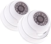 Yale Smart Living Indoor HD 1080 Dome CCTV Camera Twin Pack 20m Night Vision