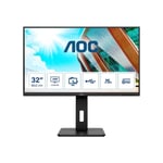 AOC U32P2 - LED-skärm - 4K - 31.5"