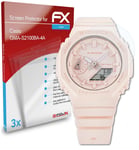 atFoliX 3x Screen Protector for Casio GMA-S2100BA-4A clear