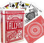 Tally-Ho Circle cards (Red)