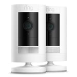 Ring Stick Up Cam Battery Indoor/Outdoor (White) [2 Pack]