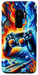 Coque pour Galaxy S9+ Manette de jeu Fire And Ice Cool Gamer