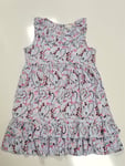 Finaya Flounce Dress Casmere Blue Klänning Barn Name it