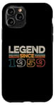 Coque pour iPhone 11 Pro Legend since 1959 Original Vintage Birthday Est legend