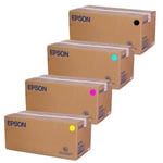 Original Multipack Epson Aculaser C8600 Printer Toner Cartridges (4 Pack) -C13S050038