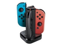 Bionik Tetra Power - Laddningsställ - 4 Utdatakontakter - För Nintendo Joy-Con, Joy-Con (L), Joy-Con (L)/(R), Joy-Con (R)  Nintendo Switch