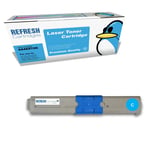 Refresh Cartridges Cyan 44469706 Toner Compatible With OKI Printers