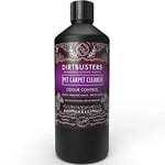 Dirtbusters Pet Carpet Cleaner Shampoo, Cleaning Solution For Odour, Urine & Stains, Geranium & Chamomile (1L)