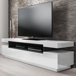 https://furniture123.co.uk/Images/FOL300304_EA_3_Supersize.jpg?versionid=65 Large White Gloss TV Unit with Storage - TV's up to 83 Harlow