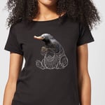 Fantastic Beasts Tribal Niffler Women's T-Shirt - Black - 5XL
