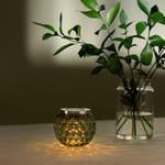 Clas Ohlson Solcellslykta glas