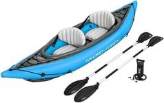 Bestway Hydro Force Cove Champion Inflatable 2 Person Outdoor Water Kayak Set