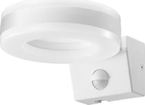 Orno Howlit Led 20W Vägglampa, Trädgårdsarmatur Med Rörelsedetektor, 1800Lm, Ip65, 4000K, Vit