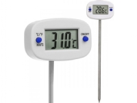 GreenBlue food probe thermometer probe length 15cm temperature range -50 deg C to +300 deg C. accuracy 0.1 deg C GB382