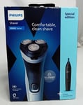 Philips Shaver 3000X Series - Special Edition Cordless + Nose Trimmer bundle NEW