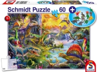 Schleich Pussel 60 dinosaurier + G3 figurer set