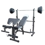YFFSS Weights Bench, Adjustable Benches Squat Rack Weight Table Multifunctional Weight Bed Squat Rack Strength Training Bench Press Barbell Rack Fitness Equipment Benches