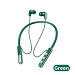 OLAF Neckband Headphones Fone Bluetooth Earphones Wireless Earbuds With Mic Sports Handsfree Bluetooth Headset Magnetic HIFI TWS-Green-style A