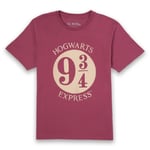 Harry Potter Platform Burgundy T-Shirt - XL