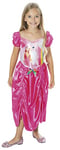 Rubies Costume Barbie pour fille, Green Collection, Costume durable, Robe satinée, Officiel Mattel pour carnaval, Halloween, Noël et anniversaire