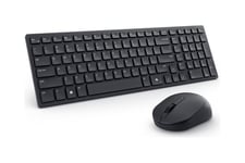 Dell Pro Compact Silent Keyboard and Mouse - KM555 - sats med tangentbord och mus - QWERTY - hela norden - svart Inmatningsenhet