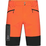 Haglöfs Rugged Slim Shorts Men Flame Orange/True Black 58 - Fri frakt