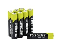 Voltcraft Vc-16043045 Uppladdningsbart Aaa-Batteri Nimh 1000 Mah 1,2 V 1,2 V 8 St