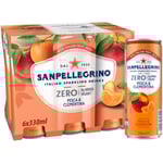 San Pellegrino Pesca Clementina Zero Läsk Burk 6x33cl