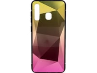 Mocco Stone Ombre Back Case Silicone Case With Gradient Color For Apple Iphone 11 Pro Yellow - Pink