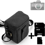 For Panasonic Lumix DC-G100D Camera Shoulder Case Bag weather protective + 16GB 