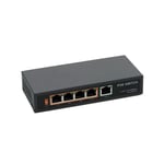 US Injecteur PoE 48V 96W à 5 Ports, commutateur Ethernet, commutateur réseau pour téléphone VoIP, appareils AP, 10/100mpbs Nipseyteko