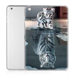 Yoedge Case Compatible for Apple iPad Mini 4/5-Cover Silicone Soft Clear with Design Print Cute Pattern Antiurto Shockproof Back Protective Tablet Cases for Apple iPad Mini 4/5, Cat