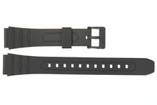 Genuine Casio Black thin Classic Watch Strap 10421384 for W 202 W-202-1AV