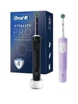 Oral-B Vitality Pro Black &Amp; Lilac (Duo Pack)