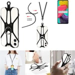 Mobile phone chain for Samsung Galaxy M53 5G Cellphone cord ring