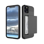 Skal Med Kortfack iPhone 11 Svart
