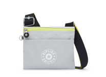 Kipling GIB Small Crossbody Bag With Front Pocket - Air Grey C RRP £29.00