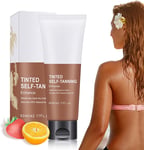 EHIOG Tanning Accelerator Cream, Brown Tanning Gel, Achieve a Natural Tanning, f