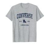 Converse Louisiana LA Vintage Athletic Navy Sports Design T-Shirt