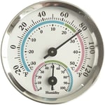 ERSANDY Ersandy - Hygromètre Thermo, de Température, Thermomètre D'intérieur et Intérieur, pour Intérieur ou Extérieur, Résistante aux