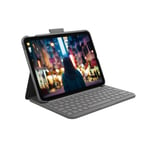 Logitech iPad (10th generation) Keyboard Case   Slim Folio with integrated wirel