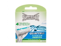 Wilkinson Quattro Titanium Sensitive rakblad 8 st.