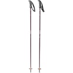 ATOMIC CLOUD Ski Poles - Plum - Length 125 cm Aluminium Ski Pole - Ergonomic Handle for More Grip - Pole with 60 mm Piston Plate - Beginner Poles