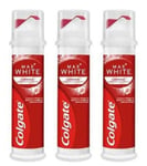 Colgate Toothpaste Max White Luminous Pump 100ml X 3