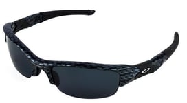 NEW POLARIZED REPLACEMENT BLACK LENS FOR OAKLEY FLAK JACKET SUNGLASSES